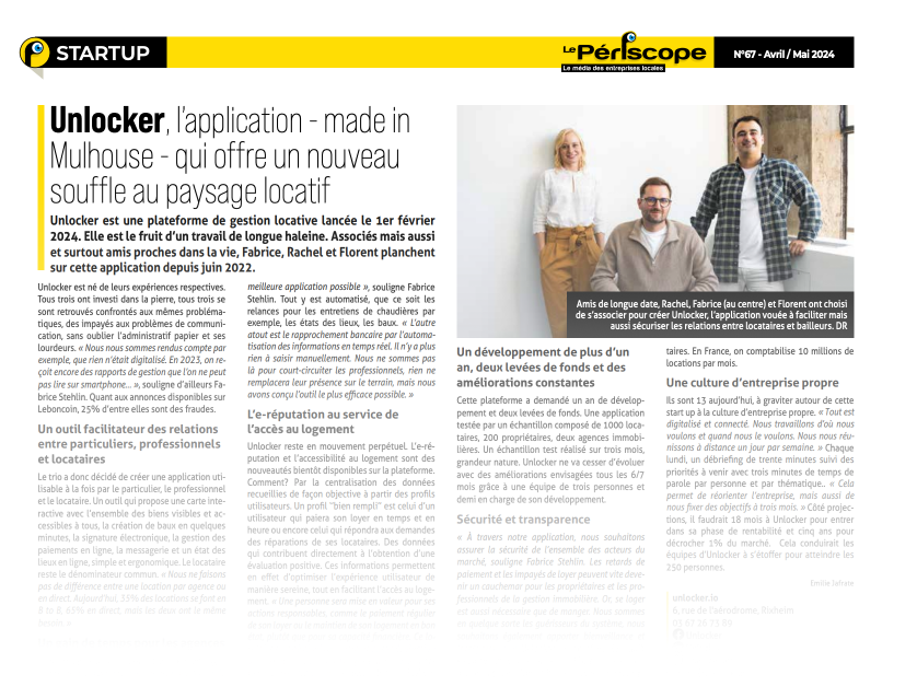 Capture d'écran article Le Périscope